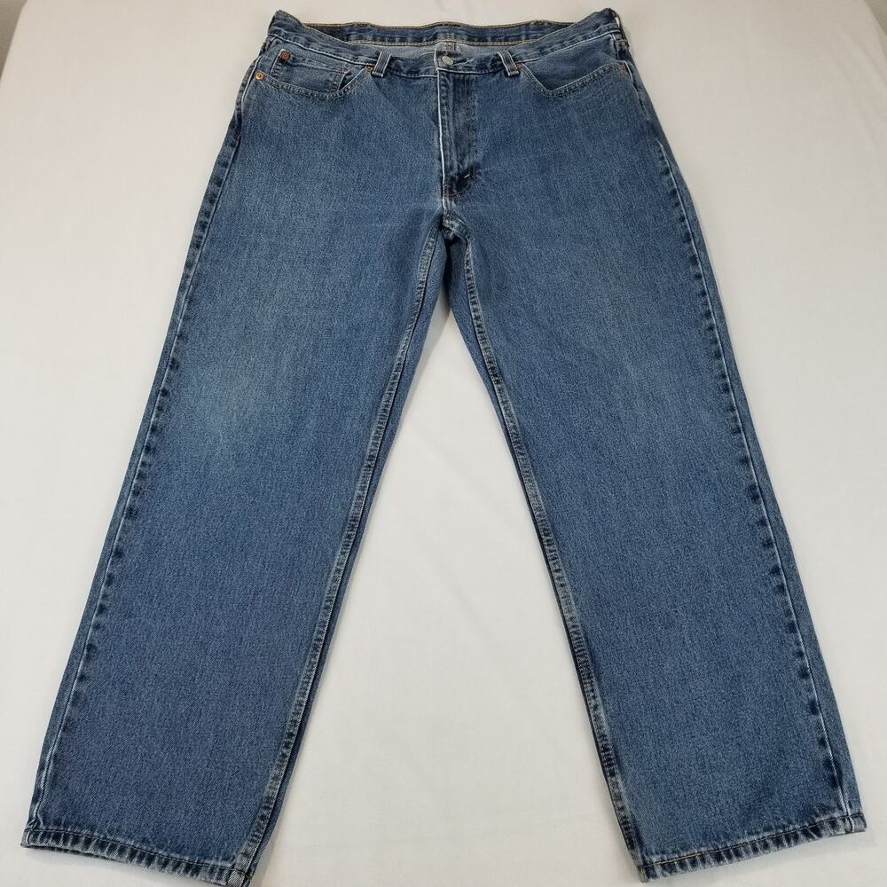 Levis 550 Jeans Mens 38x30 Blue Relaxed Fit Tapered Leg Denim 100% Cotton Pants